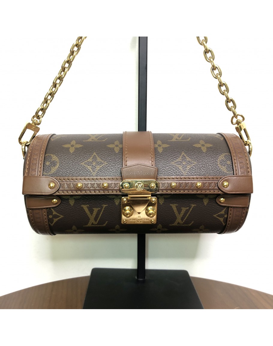 バッグ LOUIS VUITTON PAPILLON MONOGRAM HAND BAG Louis Vuitton Women's Pre-Loved Papillon Pouch, Monogram